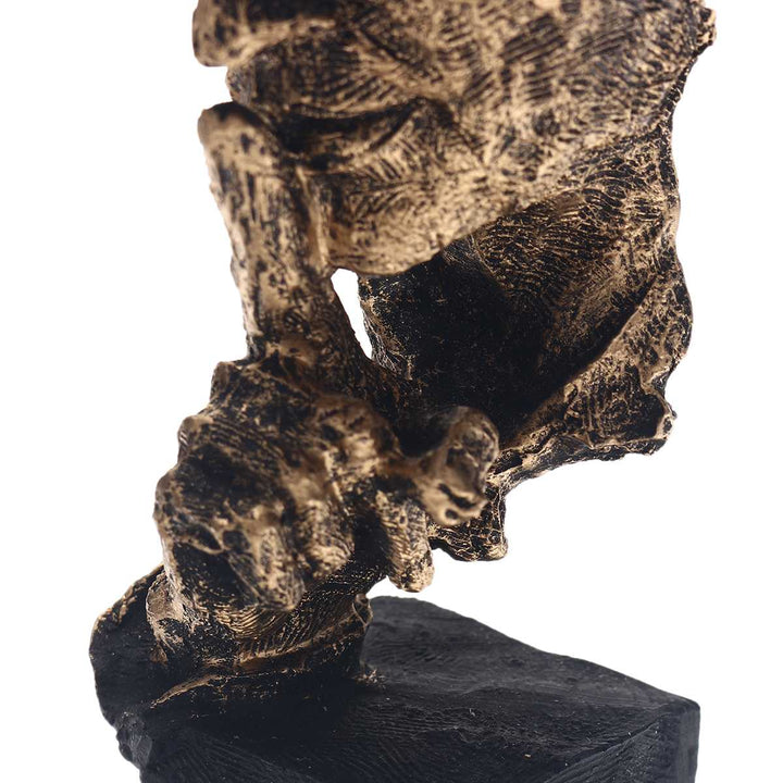 Daan | Gold Abstract Decorative Sculpture