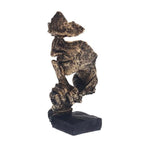 Daan | Gold Abstract Decorative Sculpture
