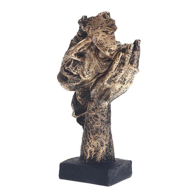 Daan | Gold Abstract Decorative Sculpture