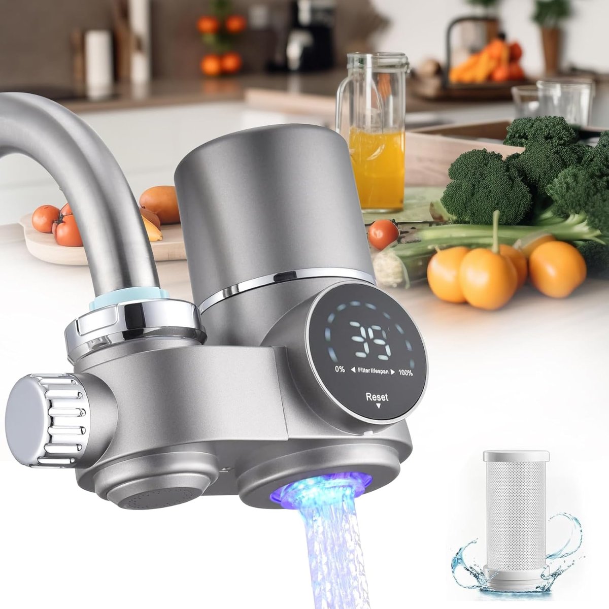 Diederik | LED Screen Faucet Water Filter