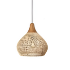 Boho Style Rattan Pendant Light