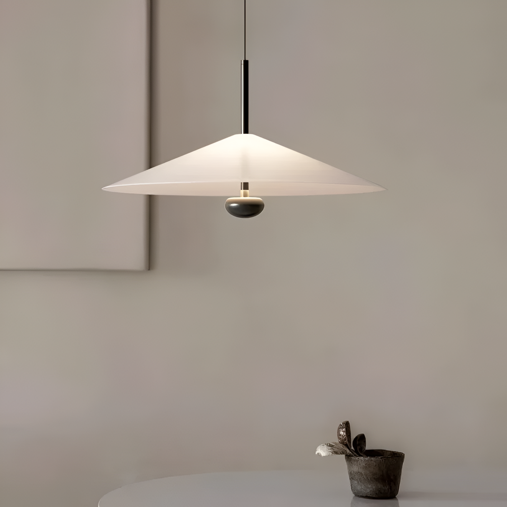 Ava Nordic Acrylic Cone Minimalist Pendant Light