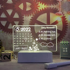 Emiel | Night Lamp with Integrated Notice Board and Pen