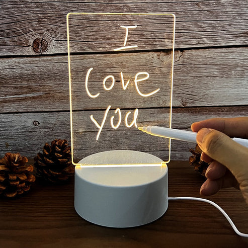 Emiel | Night Lamp with Integrated Notice Board and Pen