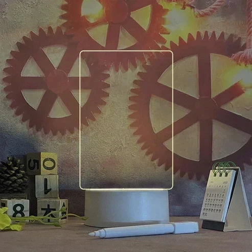 Emiel | Night Lamp with Integrated Notice Board and Pen