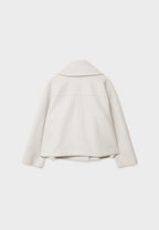 Elegant Loose Fit Double-Breasted Women's Jacket