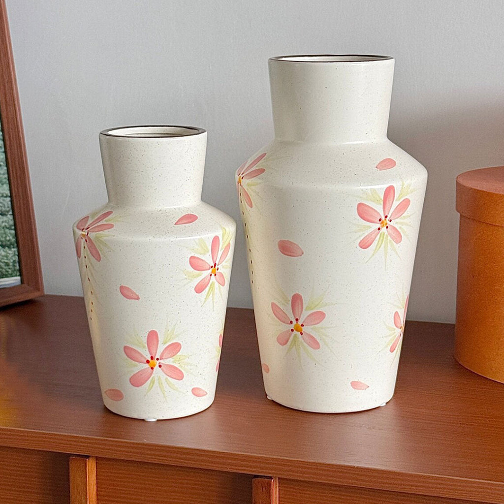 Jurriaan | Floral Pattern Ceramic Vase