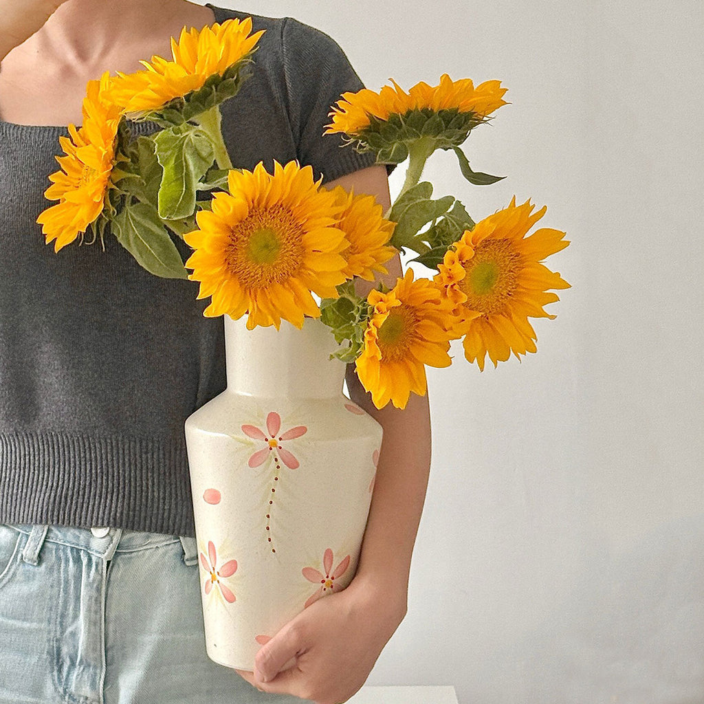 Jurriaan | Floral Pattern Ceramic Vase