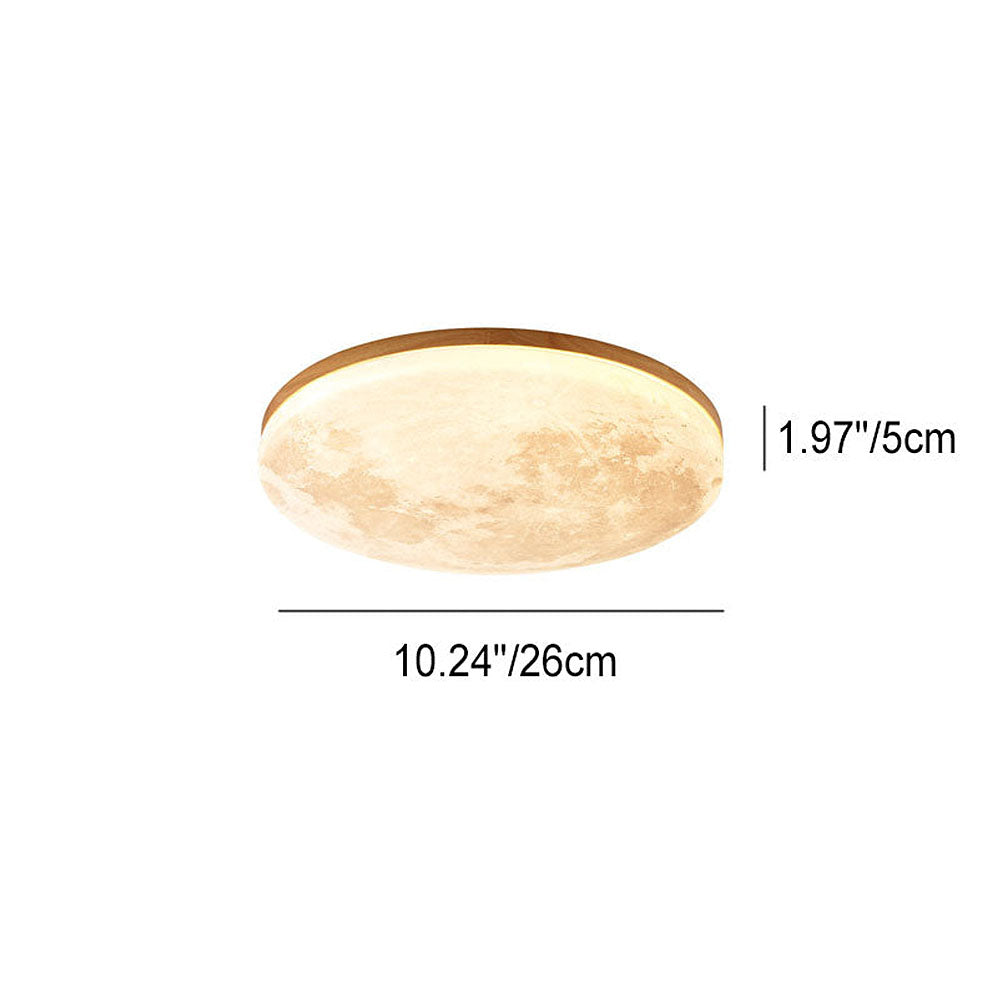 Kees | Moon-Designed Wooden Ceiling Lamp