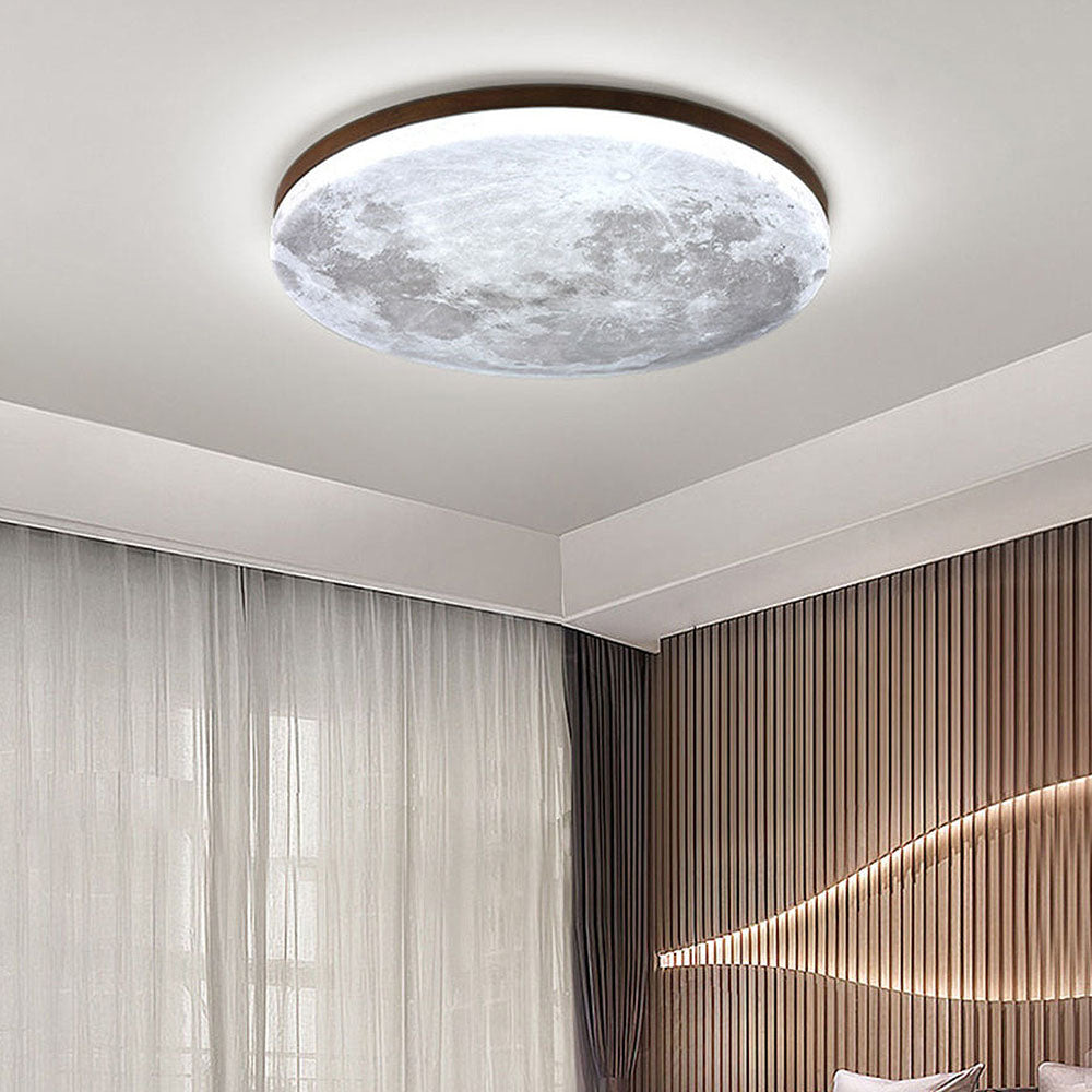 Kees | Moon-Designed Wooden Ceiling Lamp