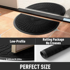 Klaas | Versatile Half-Round Rubber Door Mat for Indoor and Outdoor Spaces