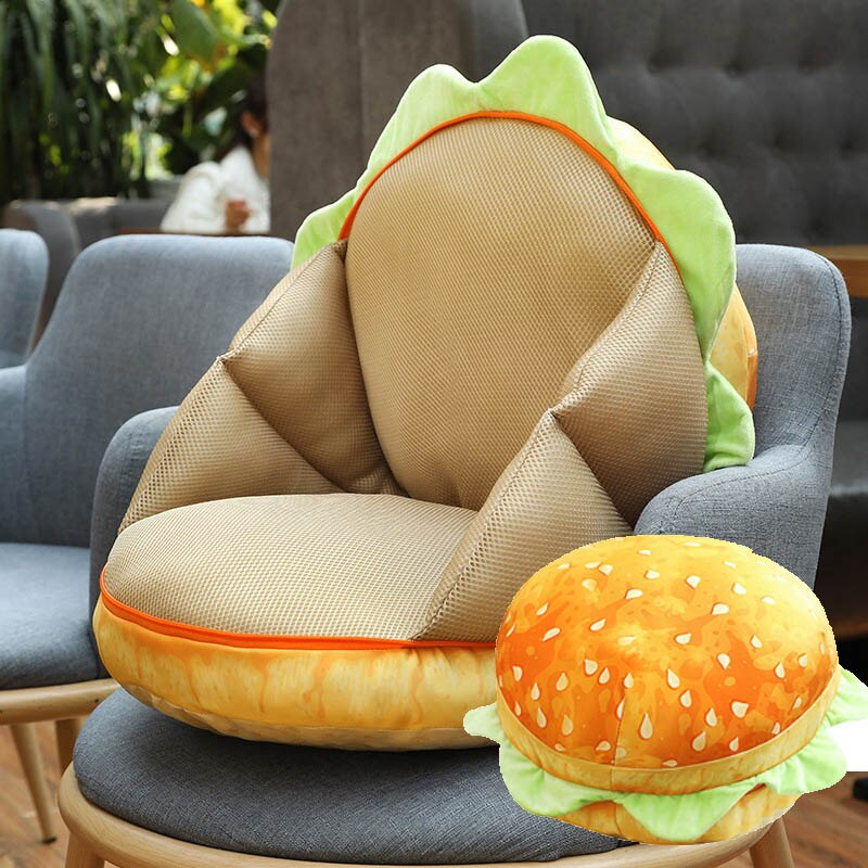 Lars | 2-in-1 Hamburger Seat Cushion and Decorative Pillow