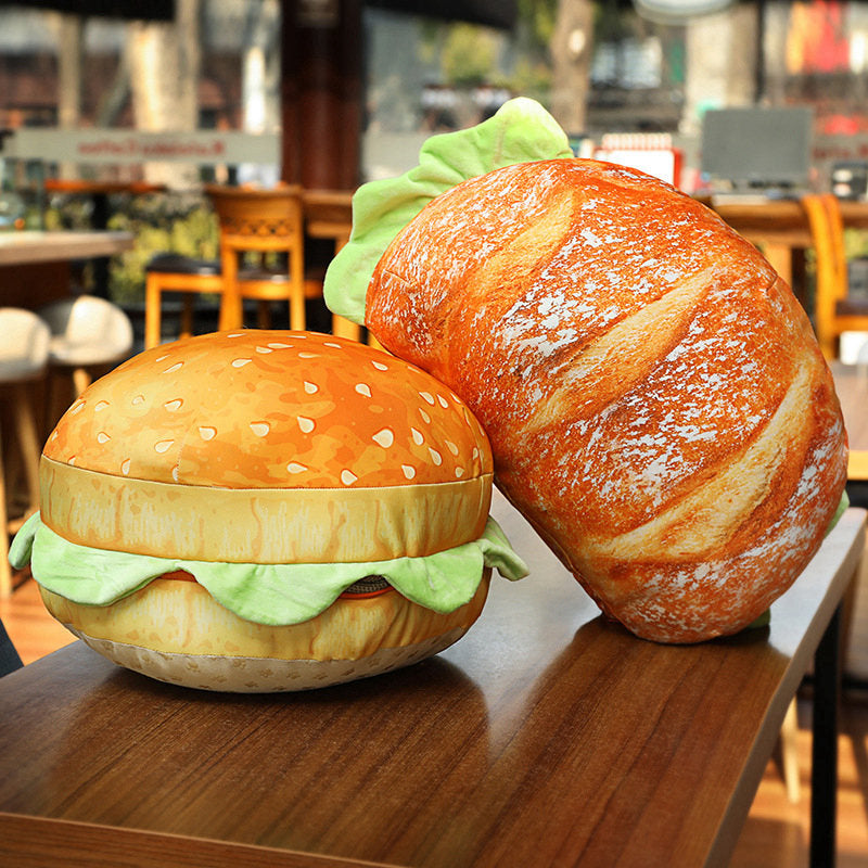 Lars | 2-in-1 Hamburger Seat Cushion and Decorative Pillow