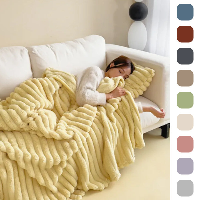 Lisa | Cozy Fleece Blanket for Couch and Bed