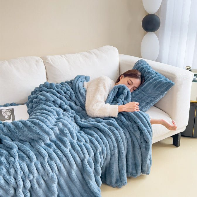 Lisa | Cozy Fleece Blanket for Couch and Bed
