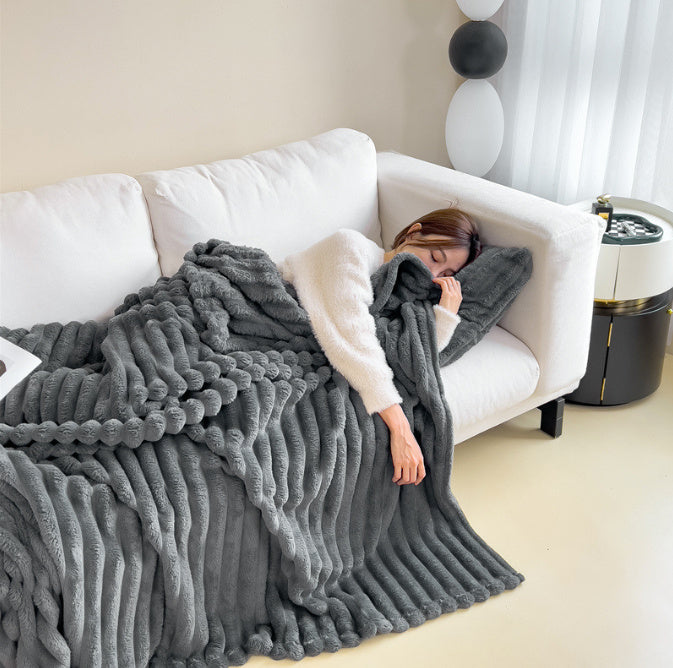 Lisa | Cozy Fleece Blanket for Couch and Bed