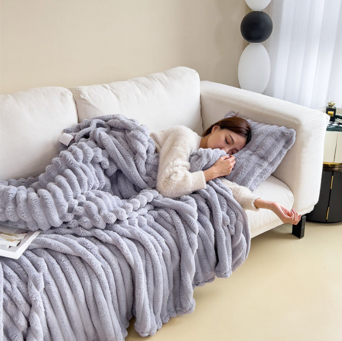 Lisa | Cozy Fleece Blanket for Couch and Bed