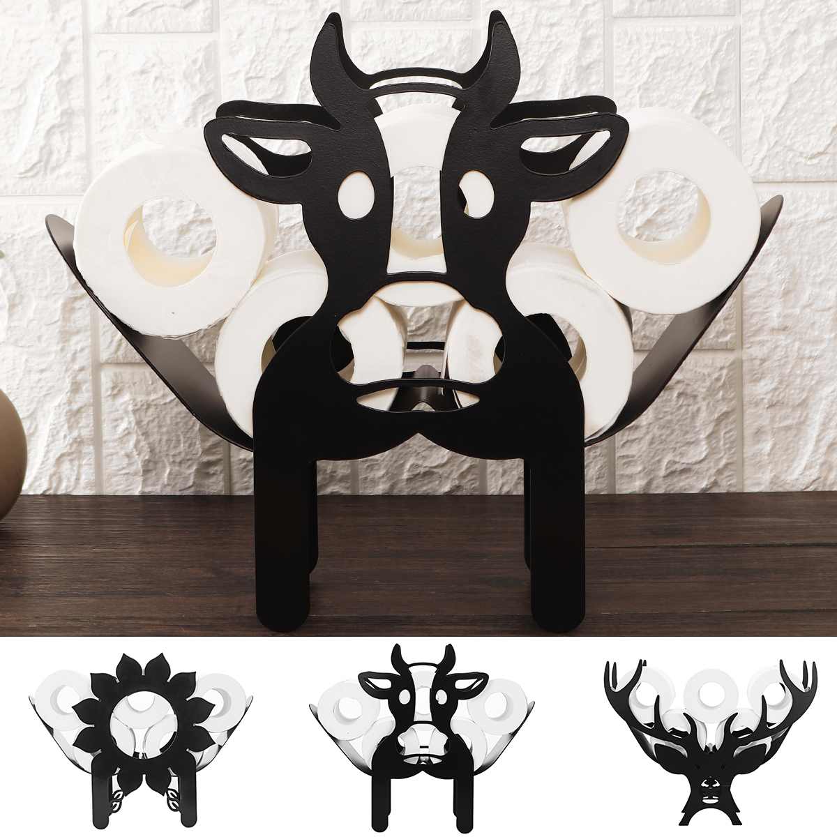 Lodewijk | Animal-Inspired Metal Toilet Paper Holder
