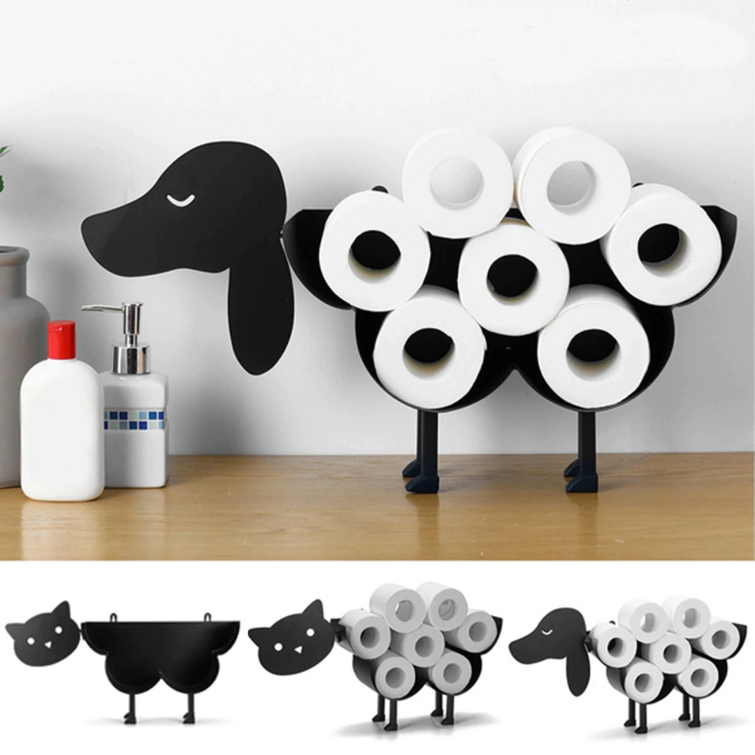 Lodewijk | Animal-Inspired Metal Toilet Paper Holder