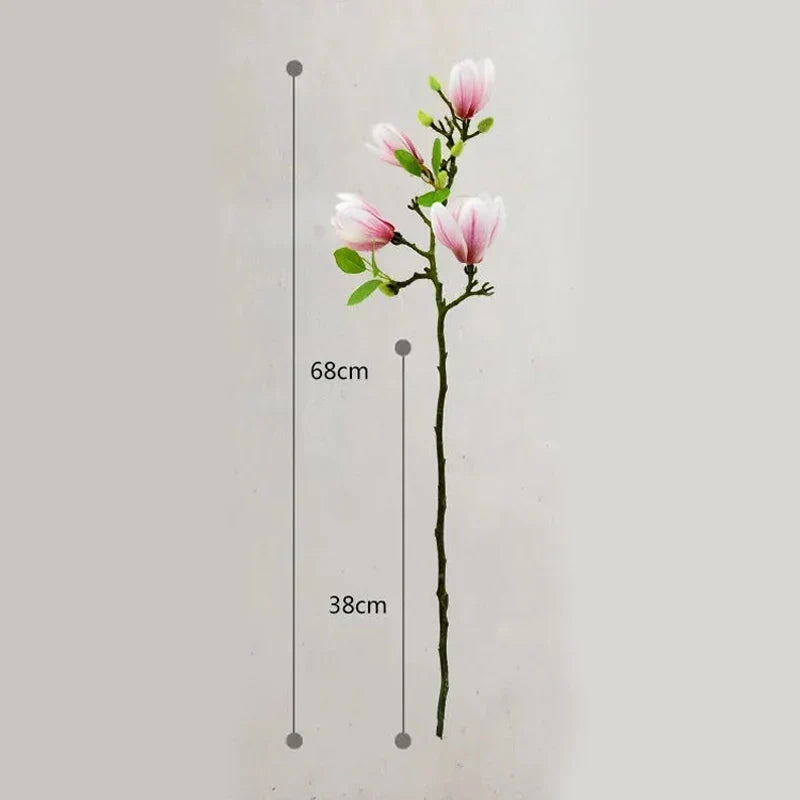 Loek | Faux Magnolia Flower Branch