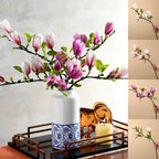 Loek | Faux Magnolia Flower Branch