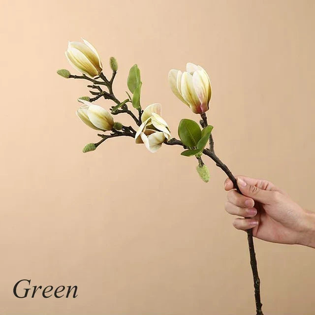 Loek | Faux Magnolia Flower Branch
