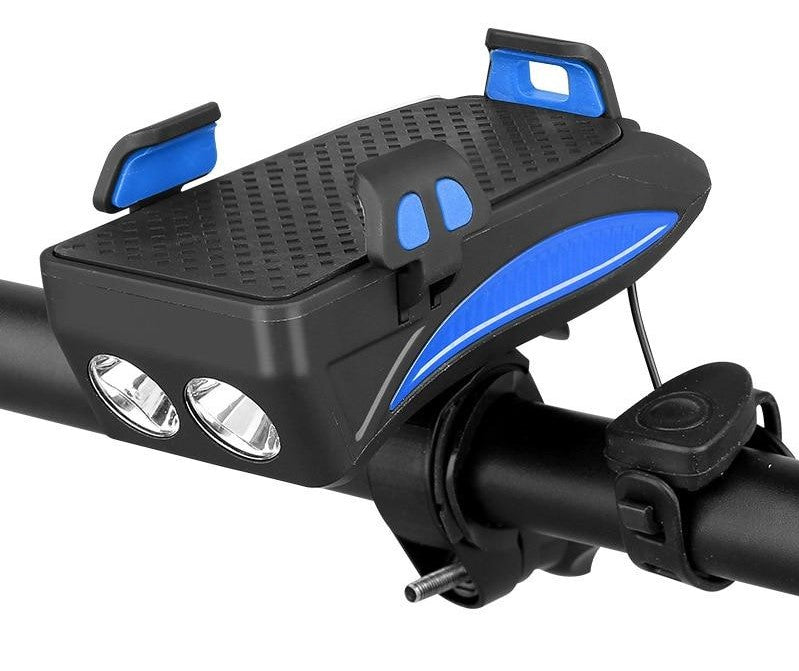 Max | Versatile 4-in-1 Bike Accessory with Phone Holder and Integrated Lighting