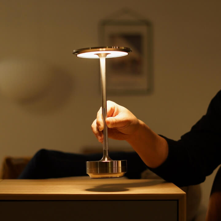 Nara Metallic Cordless Table Lamp