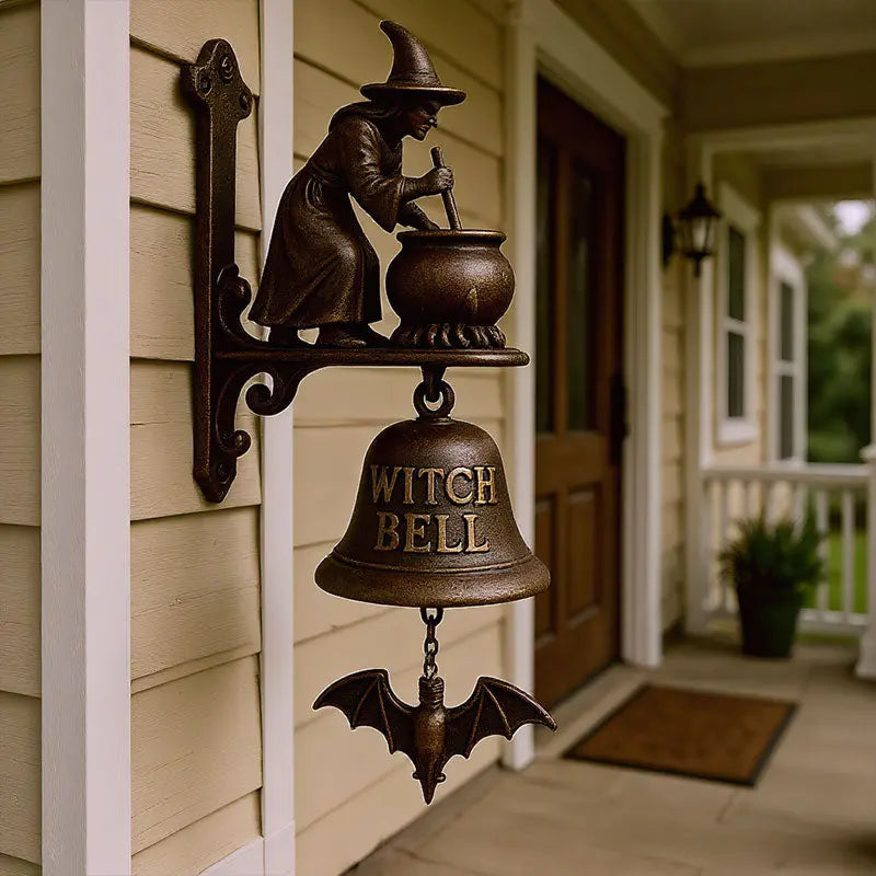 Pepijn | Vintage Metal Witch Doorbell