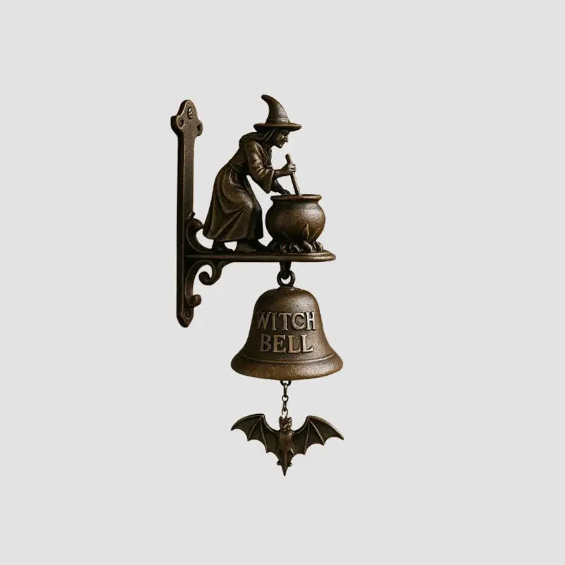 Pepijn | Vintage Metal Witch Doorbell