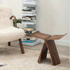 Pieter | Elegant Wooden Butterfly Stool