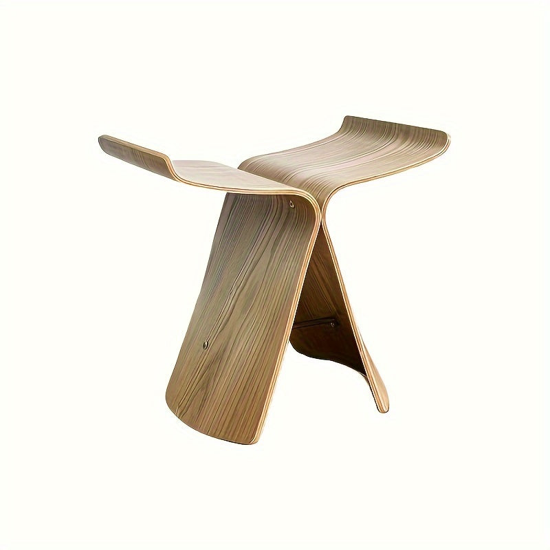 Pieter | Elegant Wooden Butterfly Stool