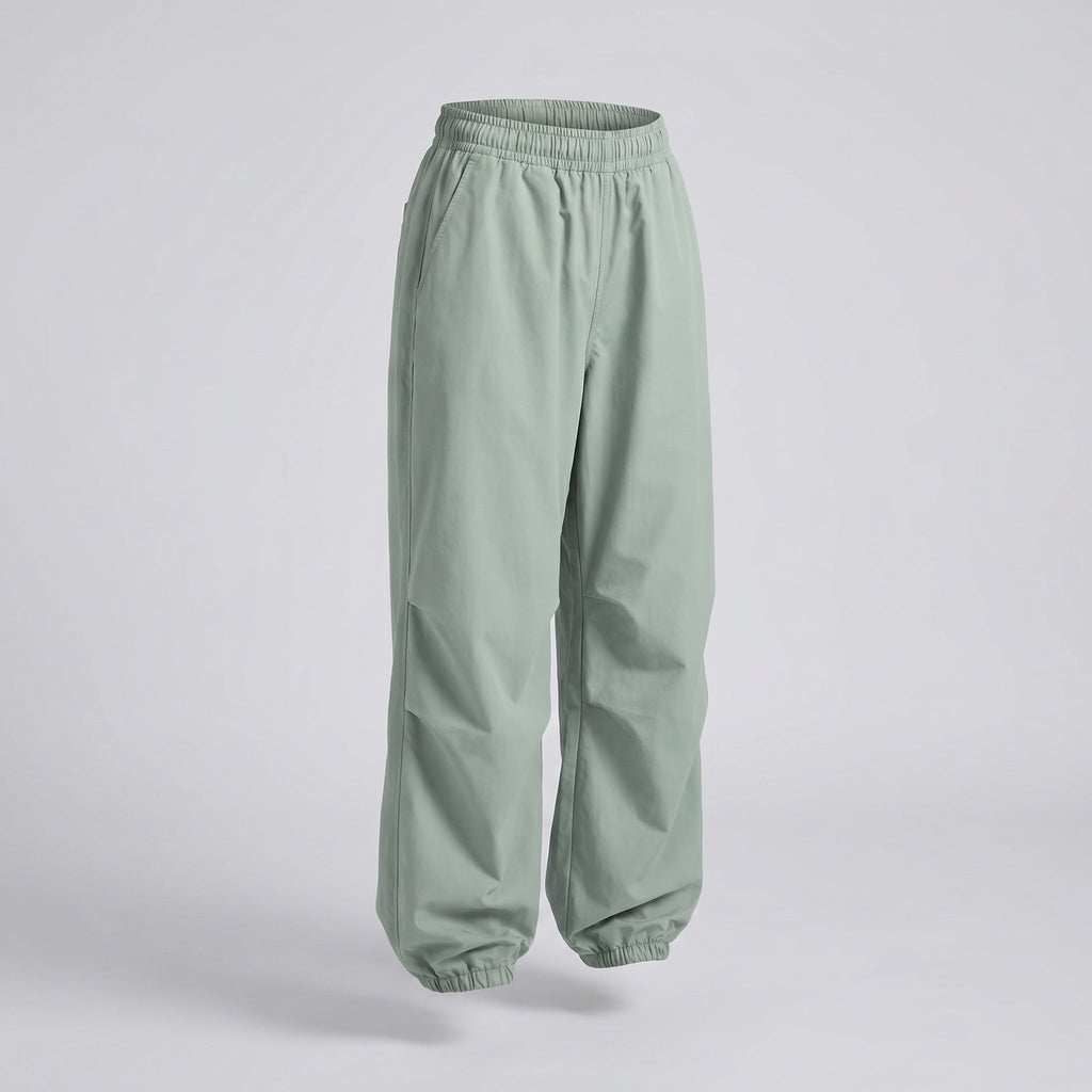 Women's Casual Wide-Leg Cargo Joggers – Comfortable Loose Fit with Drawstring Waist and Adjustable Cuffs