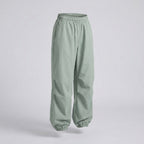 Women's Casual Wide-Leg Cargo Joggers – Comfortable Loose Fit with Drawstring Waist and Adjustable Cuffs