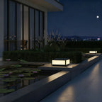 Solar Waterproof Post Cap Aluminum Column Pedestal Light