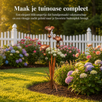 Sven | Decorative Metal Garden Stake Featuring Calla Lilies and Bells