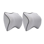 Timo | Set of 2 Memory Foam Neck Pillows for Car Comfort