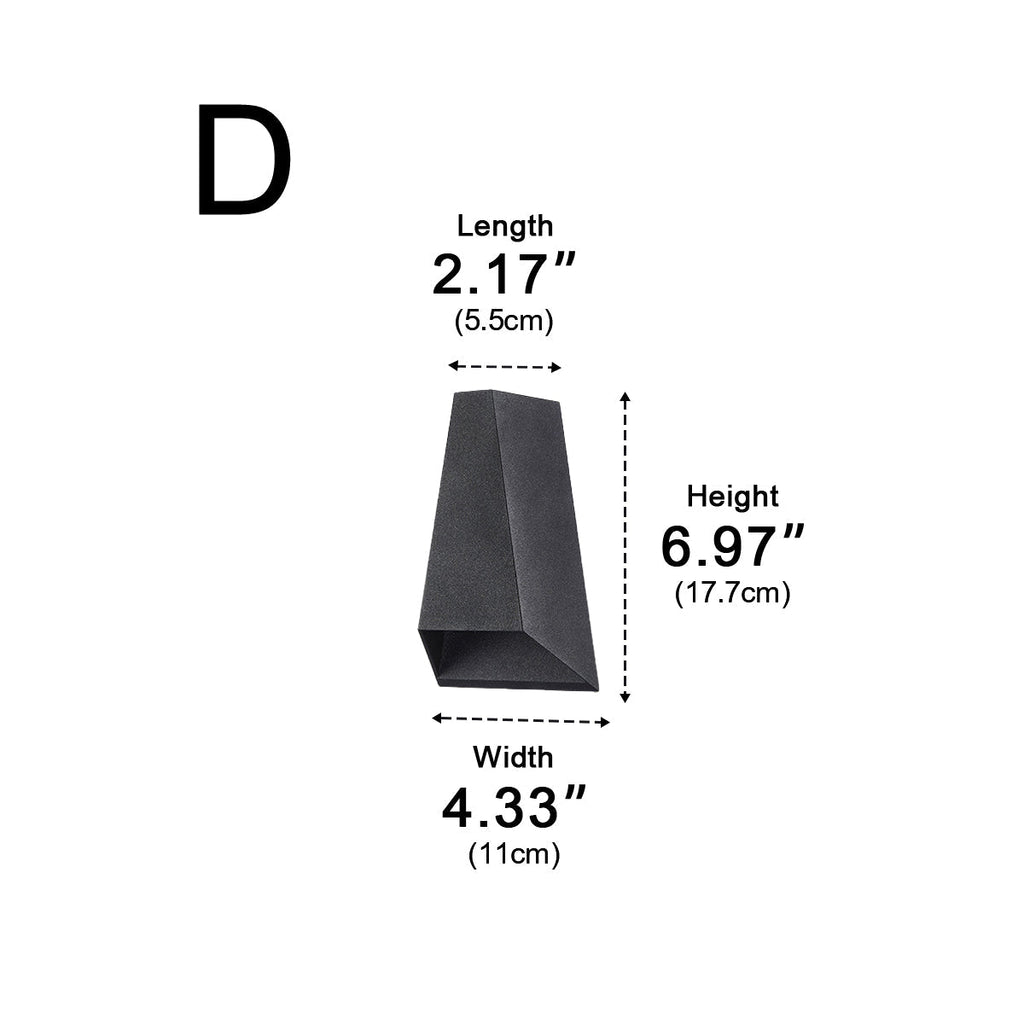 Waterproof Modern Up&Down LED Outdoor Spotlight Wall Washer Light