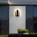 Waterproof Rectangle Black LED Outdoor Wall Sconces