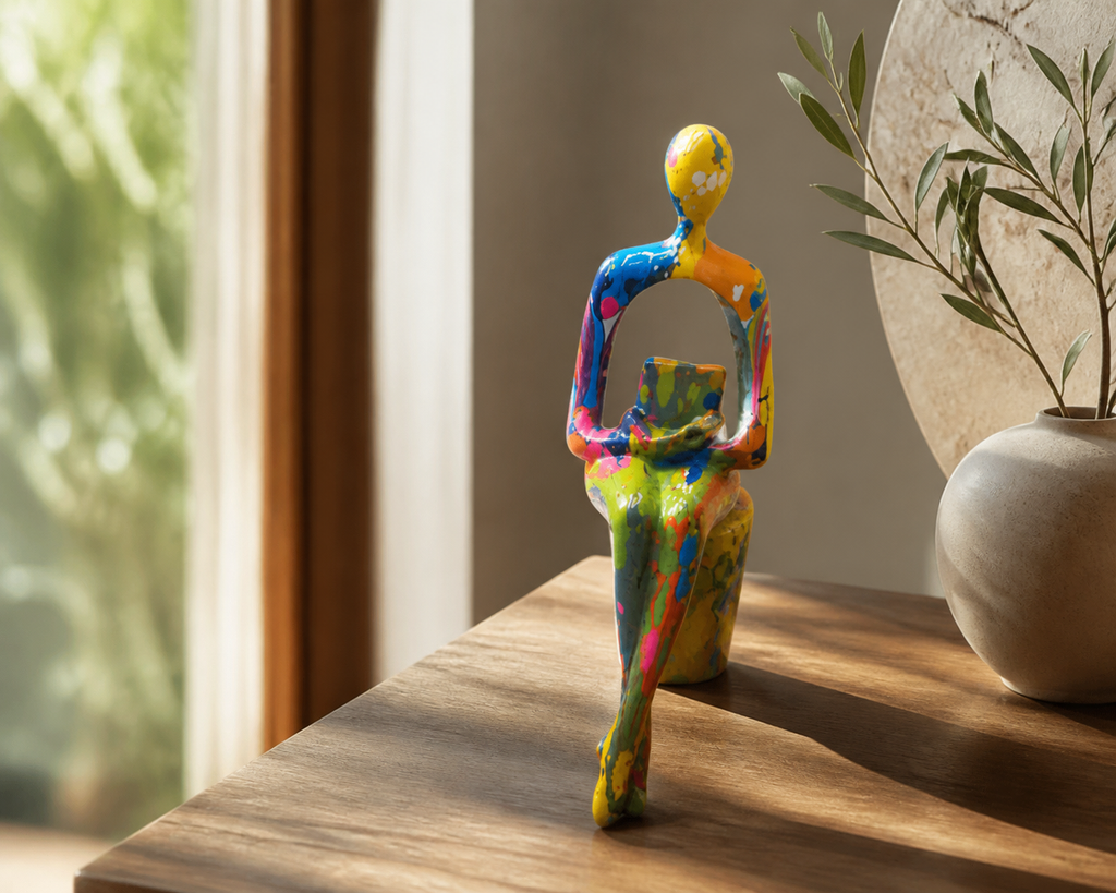 Youri | Colorful Abstract Figurine Set