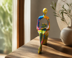 Youri | Colorful Abstract Figurine Set